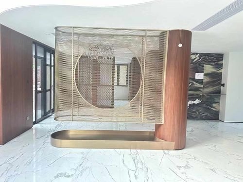Customized stainless steel partitions for private villas