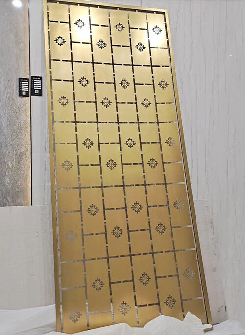 High-end hotel stainless steel screen customization