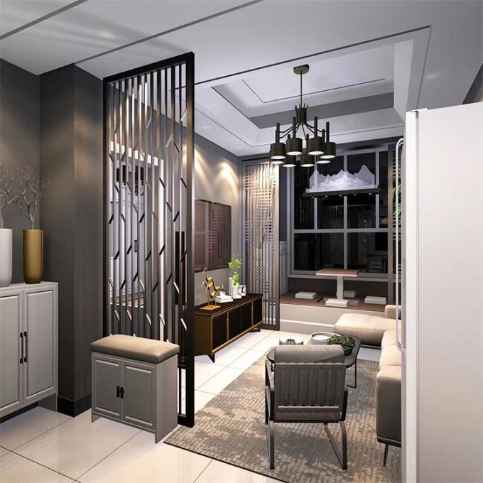 Indoor Factory Customizable Room Dividers Middle Living Metal Room Divider Stainless Steel Screens & Room Dividers 3