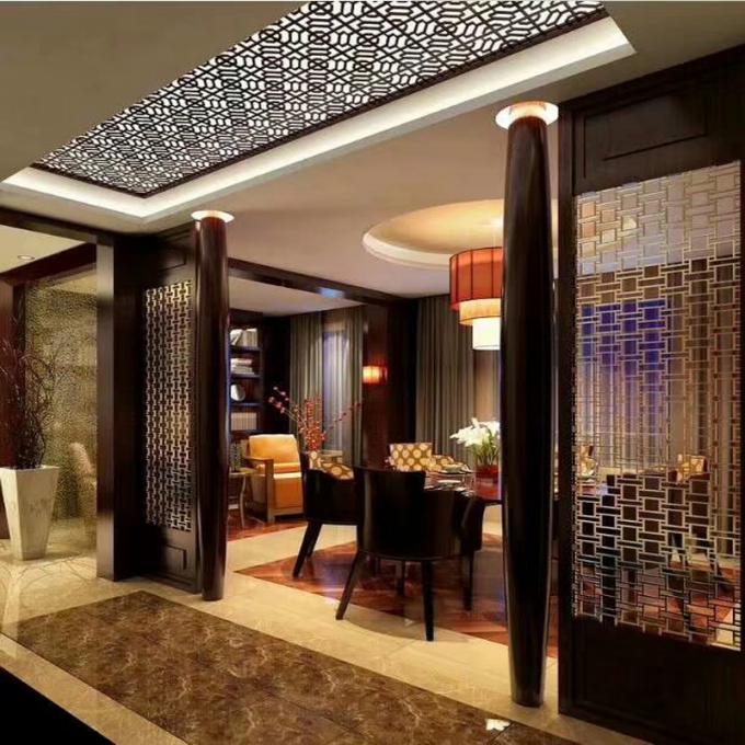 Indoor Factory Customizable Room Dividers Middle Living Metal Room Divider Stainless Steel Screens & Room Dividers 7