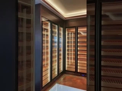 Black Glass Living Room Luxury Modern Wine Cabinets MINXINLONG Brand