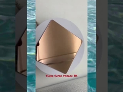 mirror bronze color stainless steel -