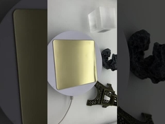 mirror champagne gold stainless steel