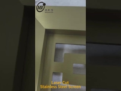 Laser cutting stainless steel screen samples