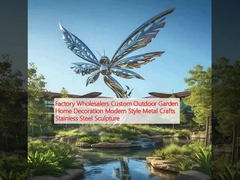 Factory Wholesalers Custom Outdoor Garden Home Decoration Modern Style Metal Crafts Stainless Steel Sculpture