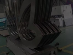 304 Custom Design Mirror Sliver Violet Outdoor Garden Stainless Steel Sculpture