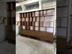 SS316 Tall Metal Industrial Display Cabinet Case PVD Coloring ODM