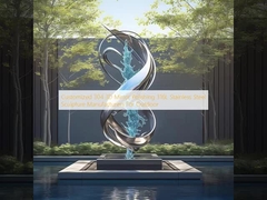 Customized 304 3D Mirror Polishing 316L Stainless Steel Sculpture Manufacturers For Outdoor