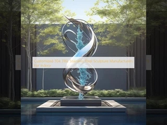 Customized 304 316L Stainless Steel Sculpture Manufacturers For Indoor