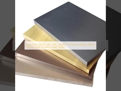 Gold Silver Blue Color 316L 20MM Thickness Hairline Mirror Honeycomb Stainless Steel Sheet