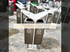 OEM Customized Stainless Steel Trash Bin Stainless Steel Metal Products for Outdoor