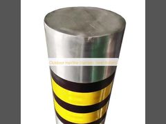 Outdoor Hairline Stainless Steel Bollard 