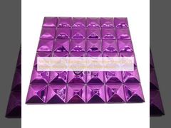 Violet Bread 3D   Background Decorative Sheet Good Quality Modern Style Stainless Steel Mosaic