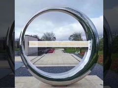 Silver Gold Grey Color Stainless Steel Sculpture