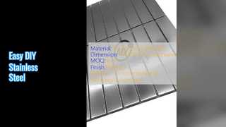 Easy DIY Stainless Steel Mosaic Sheets