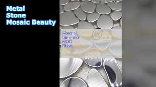 Unique Metal Stone Mosaic Design