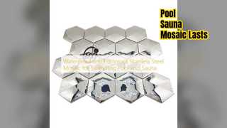 Pool Sauna Mosaic: Waterproof Rustproof Stainless Steel