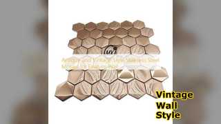 Vintage Stainless Steel Mosaic for Walls