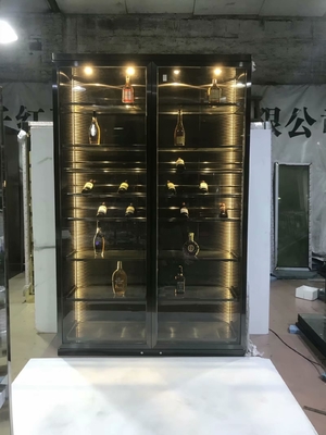 Foldable 316 Stainless Steel Wine Cabinets Bar Living Room Furniture