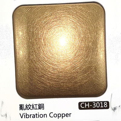 Red Copper Color Vibration Brushed Finish 304 Stainless Steel Sheet With Anti finger Print For Interior Decoration