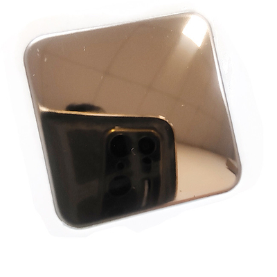 304 High Quality Mirror 8k Bronzing Factory Wholesale Stainless Steel Sheet Customized Size