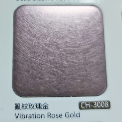 Vibration Finish Colored Stainless Steel Sheet PVD Titanium