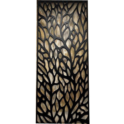 3300mm Height Metal Screen Partition Art Modern Hollowed PVD Colour Coated Laser Cut Panels
