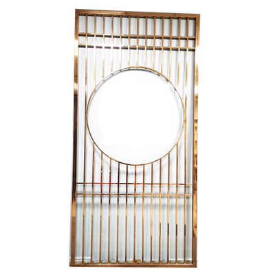 Customized Metal Stainless Steel Screen Partition Room Divider For Decoration