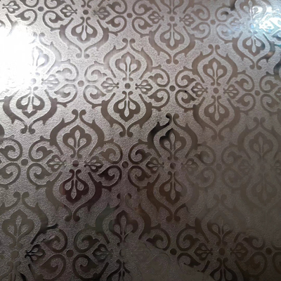 Customized Pattern Embossing And Etching Stainless Steel Decorative Panel Project Hotel