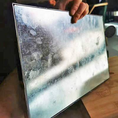 Silver Color 1.2MM 316L 15MM Thickness Surface Big Water Ripple Honeycomb Stainless Steel Ceiling Panel