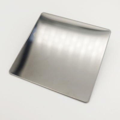 8K Gray Colored Stainless Steel Sheet For Hotel KTV Interior Decoration