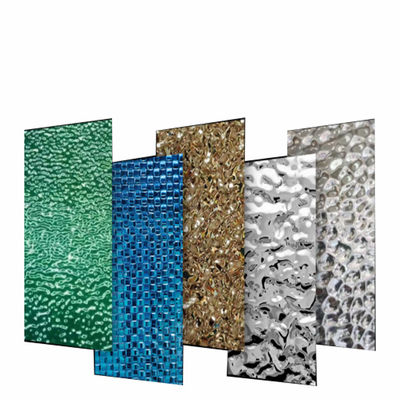 Good price 304 1.2MM Thickness Mirror Wave Multicolor Water Ripple Stainless Steel Panels With Honeycomb online