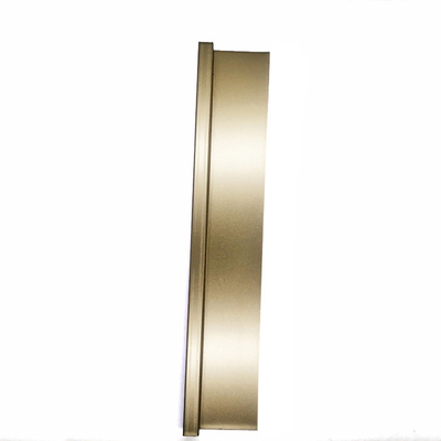 304 Custom Gold Color Vibration Brushed Finishing 316L Stainless Steel Tile Trim For Wall