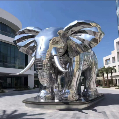 Custom Outdoor Powder Coated 316L Stainless Steel Animal Sculpture