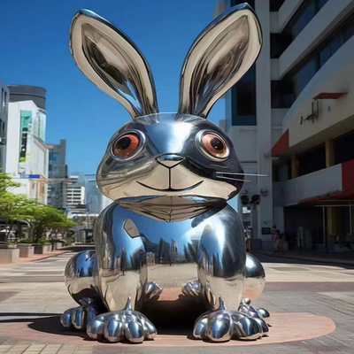 Custom Outdoor Powder Coated 316L Stainless Steel Animal Sculpture