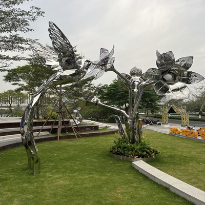 Customized Foshan 316 Powder Coated Islam 316L Stainless Steel Outdoor Sculpture