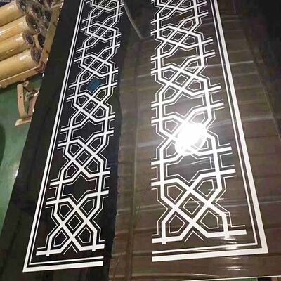 Good price Silver Mirror Color 304 Stainless Steel Etched Sheet Interior online