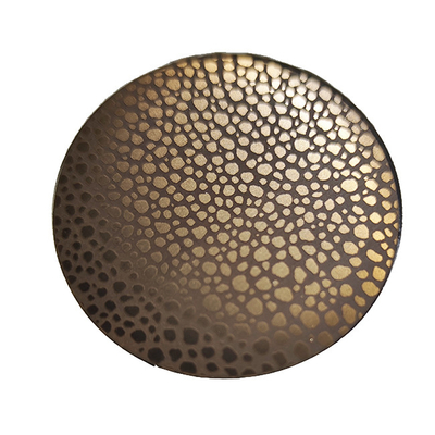 Antique Rose Gold Color 10C Stainless Steel Deep Etched Panel Sheet For Wall