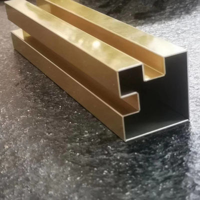 0.35-1.5mm Thickenss Gold Customization Of Different Shape Stainless Steel Trim Strips Wall Background  For Interior And Exterior Design