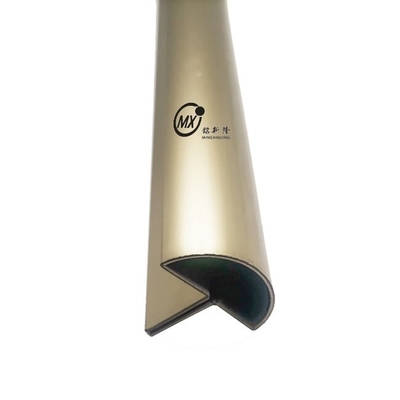 201 304 316 Pvd Color Sandblasting Customization Shape Stainless Steel Trim Strips For Project  Design
