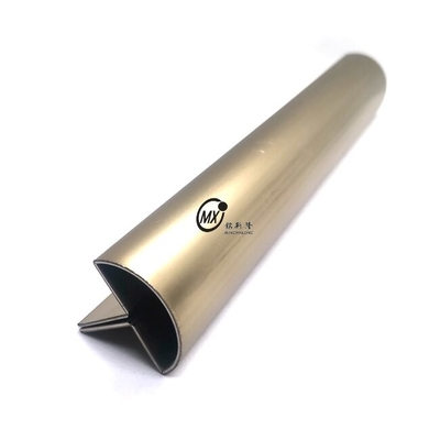 201 304 316 Pvd Color Sandblasting Customization Shape Stainless Steel Trim Strips For Project  Design