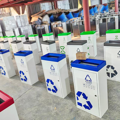 Subway Stainless Steel Trash Can Customized Stainless Steel Metal Products For Subway Stations