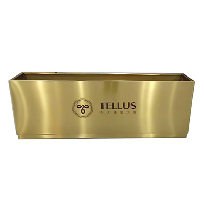 Outdoor Stainless Steel Planters For Urban Highway & Residential Road Greening Project