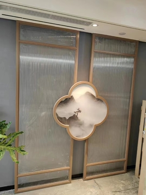 Artistic CNC Metal Screen Divider Custom Logo & Patterns