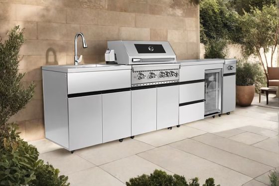 Good price Embossed Scratch Proof 316L Stainless Steel Kitchen Countertop For Outdoor online