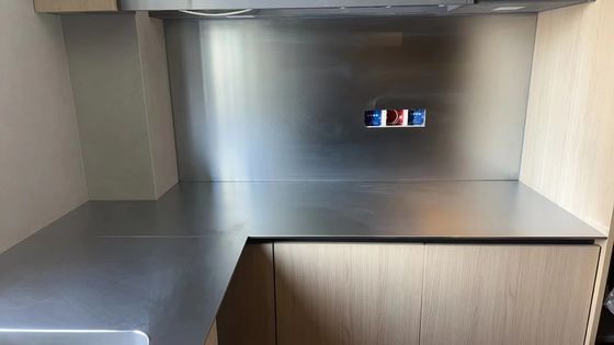 Good price Anti-scratch 304 Stainless Steel Kitchen Countertop With Water Faucet online