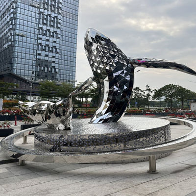 Good price Art Design 304 China Stainless Steel Sculpture Factory For Outdoor online