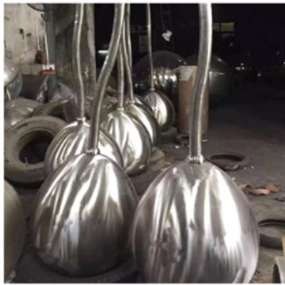 Droplet Shape Customized  OEM ODM  Project Mirror Shaped 201 304 Stainless Steel Metal Sculpture Decoration