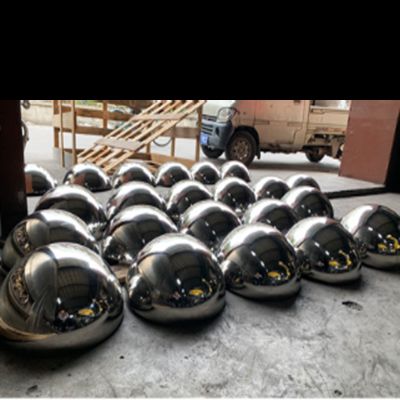Droplet Shape Customized  OEM ODM  Project Mirror Shaped 201 304 Stainless Steel Metal Sculpture Decoration