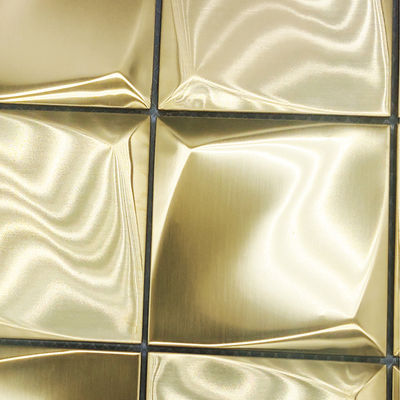 OEM ODM Support Sample Stainless Steel Mosaic Tile For Project Design